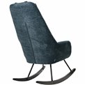 Rocking chair Amberg, dark blue 18,105x63x53cm, seat high 46cm