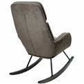 Rocking chair Amelia, grey, 107x95x66cm, seat high 48cm