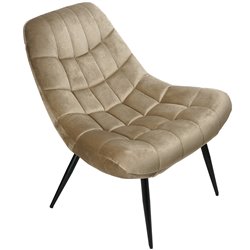 Armchair Oberwart, taupe, 83x47x77cm