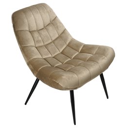 Armchair Oberwart, taupe, 83x47x77cm