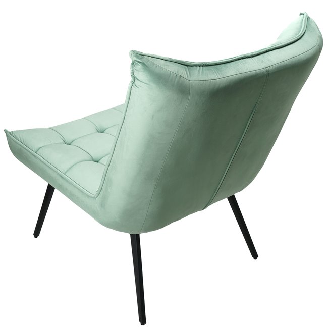 Armchair Oltina, peppermint, 101x79.5x81cm