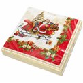 Pack of 20 paper napkins CHRISTMAS MEMORIES, 33x33cm
