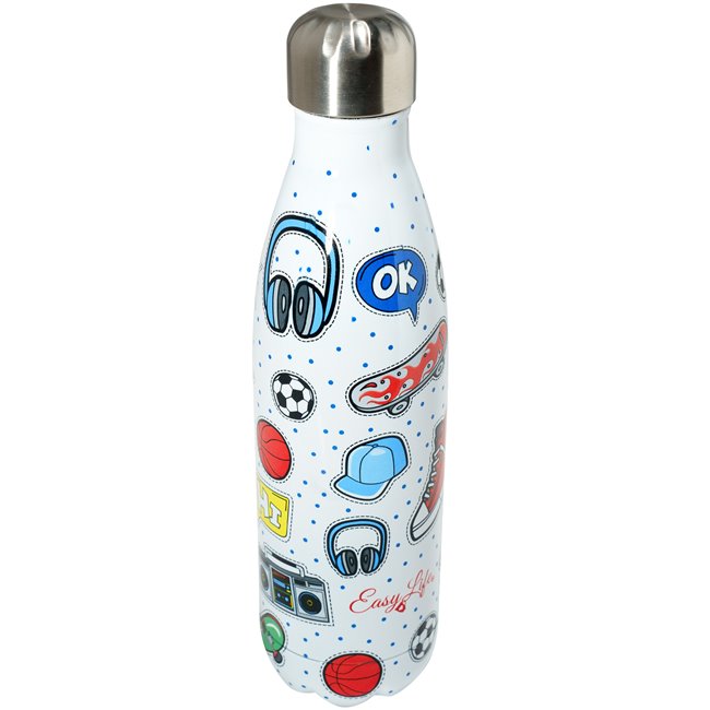 Vacuum bottle Teenager, 500ml, 27x7x7cm