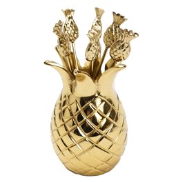 Picks set 6 Pineapple, H12.7 D5.7cm