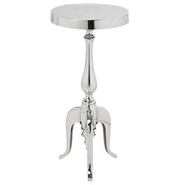 Side table Barocco, alu, H62 D27cm