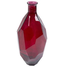 Vase Origami, pink, H59  D20cm