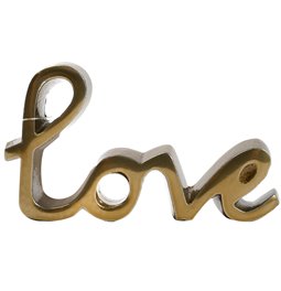 Decor Love, aluminium, 13x2xH7cm