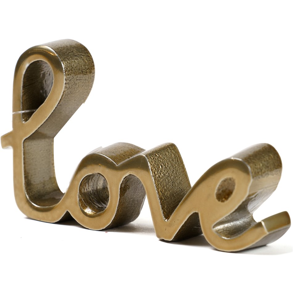 Decor Love, aluminium, 13x2xH7cm
