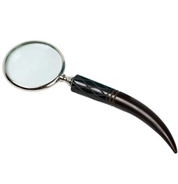 Brass MAG 3 NKL w/horn handle, 19.5x7.5x2cm