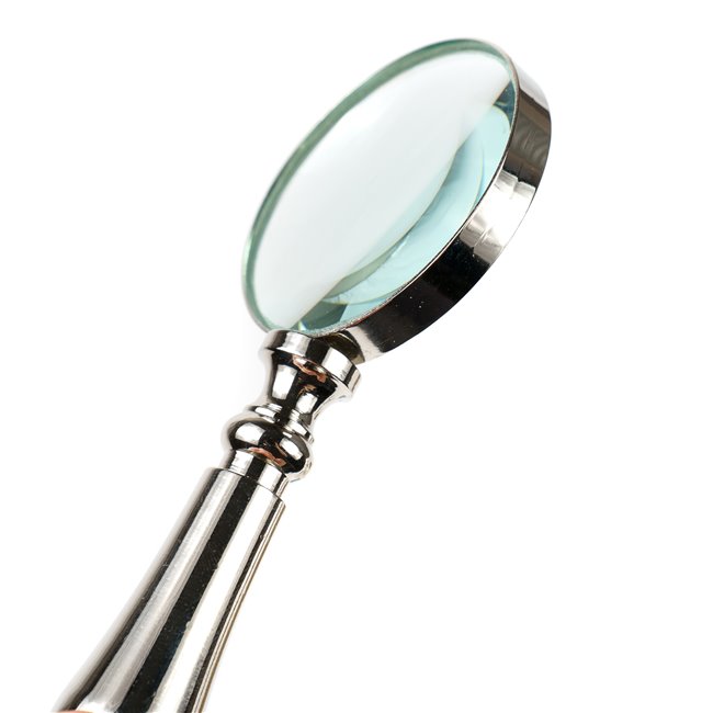Alum magnifier with NKL handle, lens 5cm