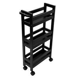Wheels trolley Khol, 3 stores, H75X40x15cm