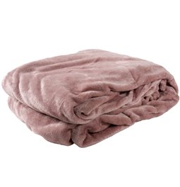 Throw Uni, pink, 180x230cm