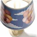 Table light Teddy, cream/blue, 35x18x18cm