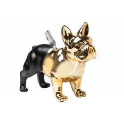 Rahakassa Bulldog, kuld/must värv, 27,5x34x14,5cm