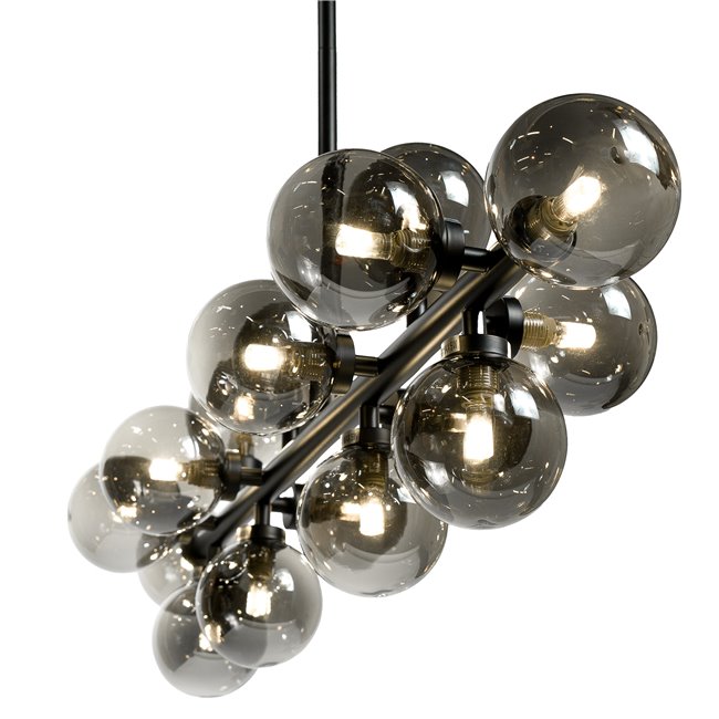 Pendant lamp Redea black, 110x30x120cm, G9x16