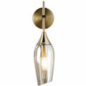 Wall lamp Bella cognac, D11xH33cm, E27x1, max 20W