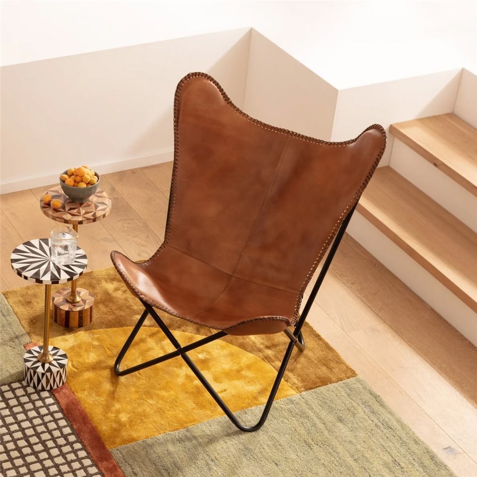 Küljelaud Domero Geo, pruun, H50 D25cm