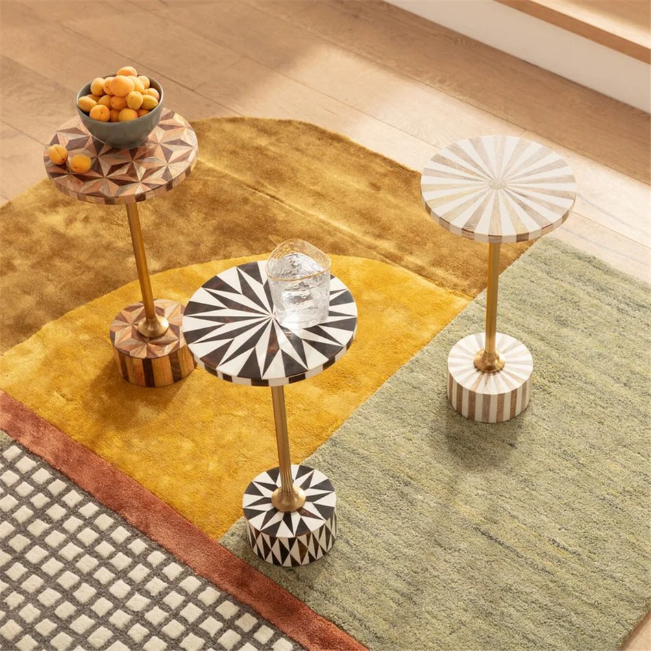 Küljelaud Domero Geo, pruun, H50 D25cm