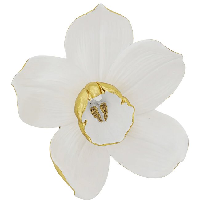Wall decoration Orchid White, 44x40x12cm