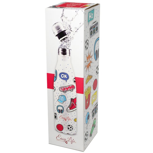 Бутылка для воды Teenager, 500ml, 27x7x7cm