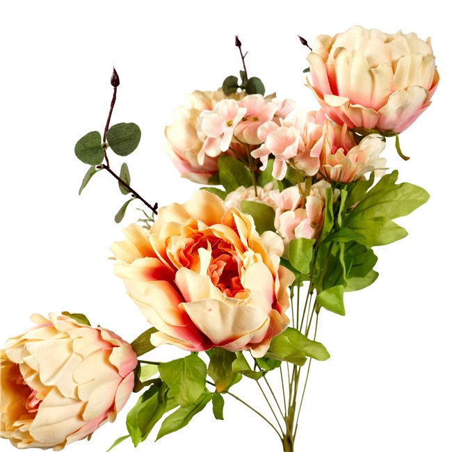 Цветущая ветвь, Зеленая/розовая, H45cm