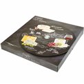 Revolving glass board World of cheese, D32cm