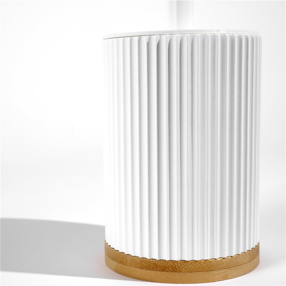 Toilet brush Modern, white,  H40, D9.5cm