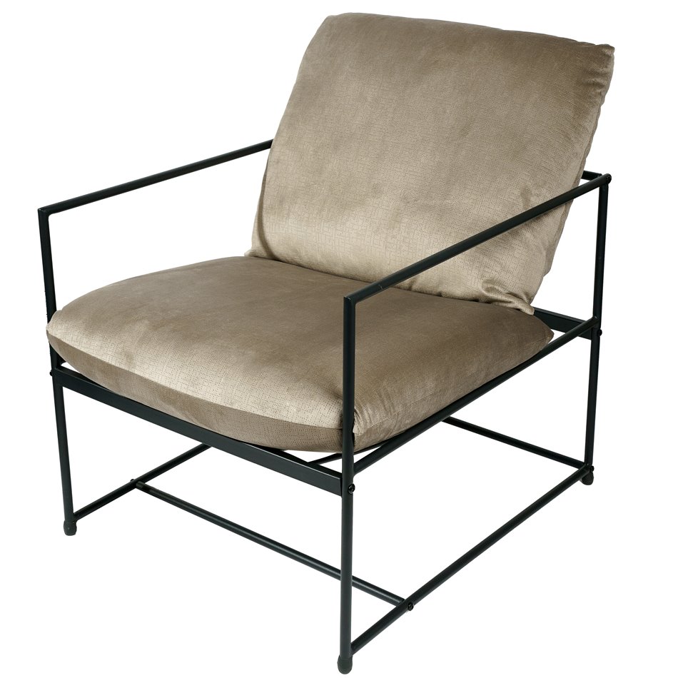 Armchair Oltenita, grey, H80x64x75