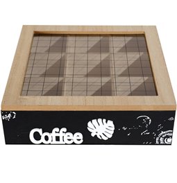 Capsules box Coffee, 24x24x7cm