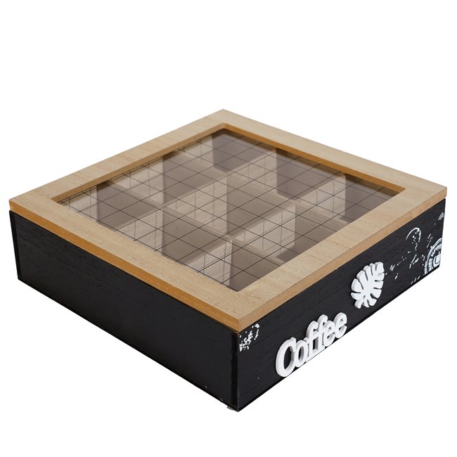 Capsules box Coffee, 24x24x7cm