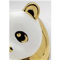 Dekoratiivkuju Sitting Panda, kuldne, H18x15x17.5cm
