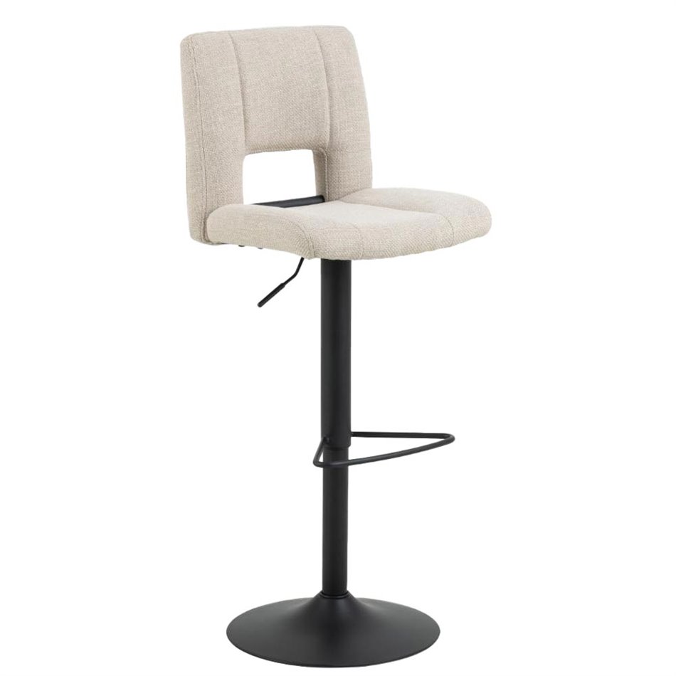 Bar stool Asylva, beige Basel 24,  H115cm