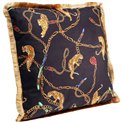 Decorative pillow Tiger Chain Black, 45x45cm