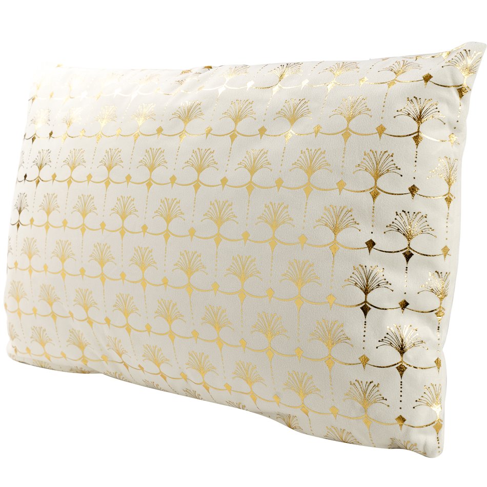 Decorative pillow Velvet, ivory, 30x50cm