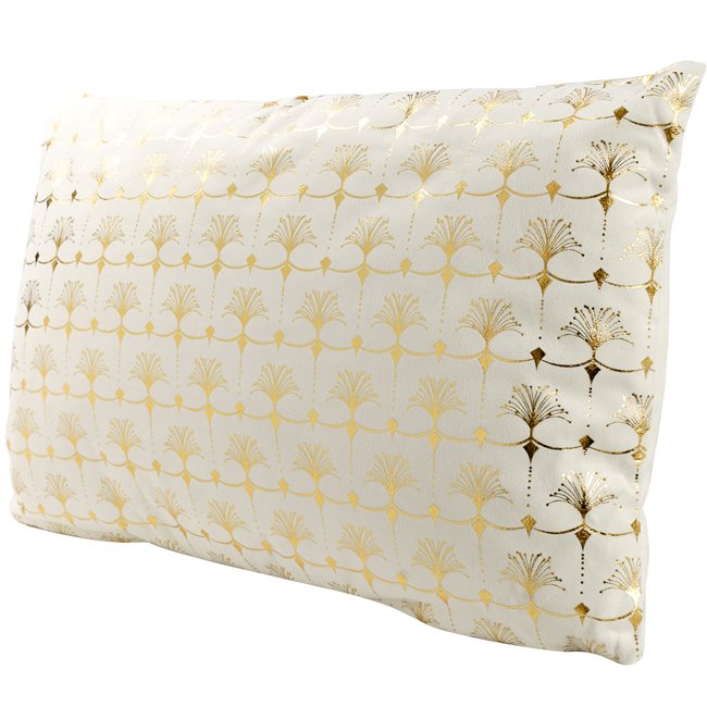 Decorative pillow Velvet, ivory, 30x50cm