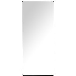 Mirror Idena, black, 140x60x3.5cm