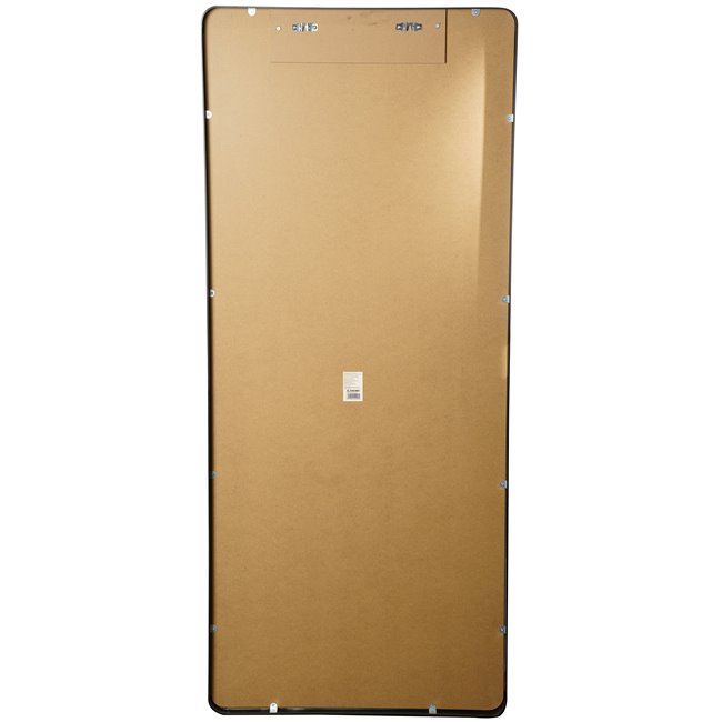 Mirror Idena, black, 140x60x3.5cm