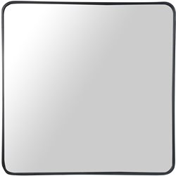 Mirror Idenate, black, 50x50cm