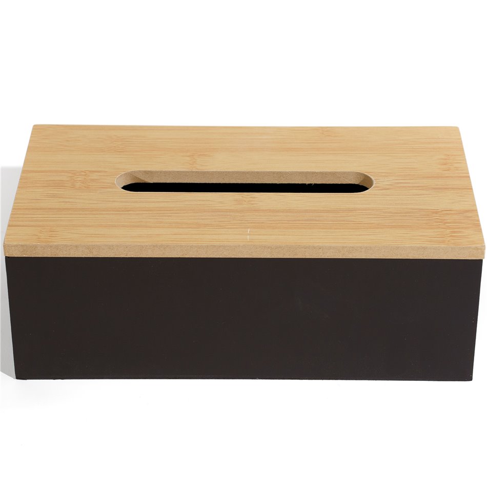 Tissue box Modern, charcoal, 25x13x9cm