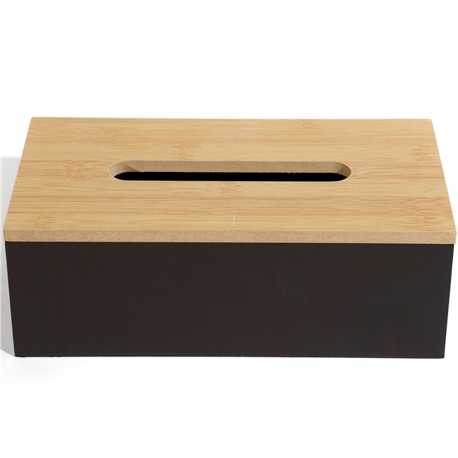 Tissue box Modern, charcoal, 25x13x9cm