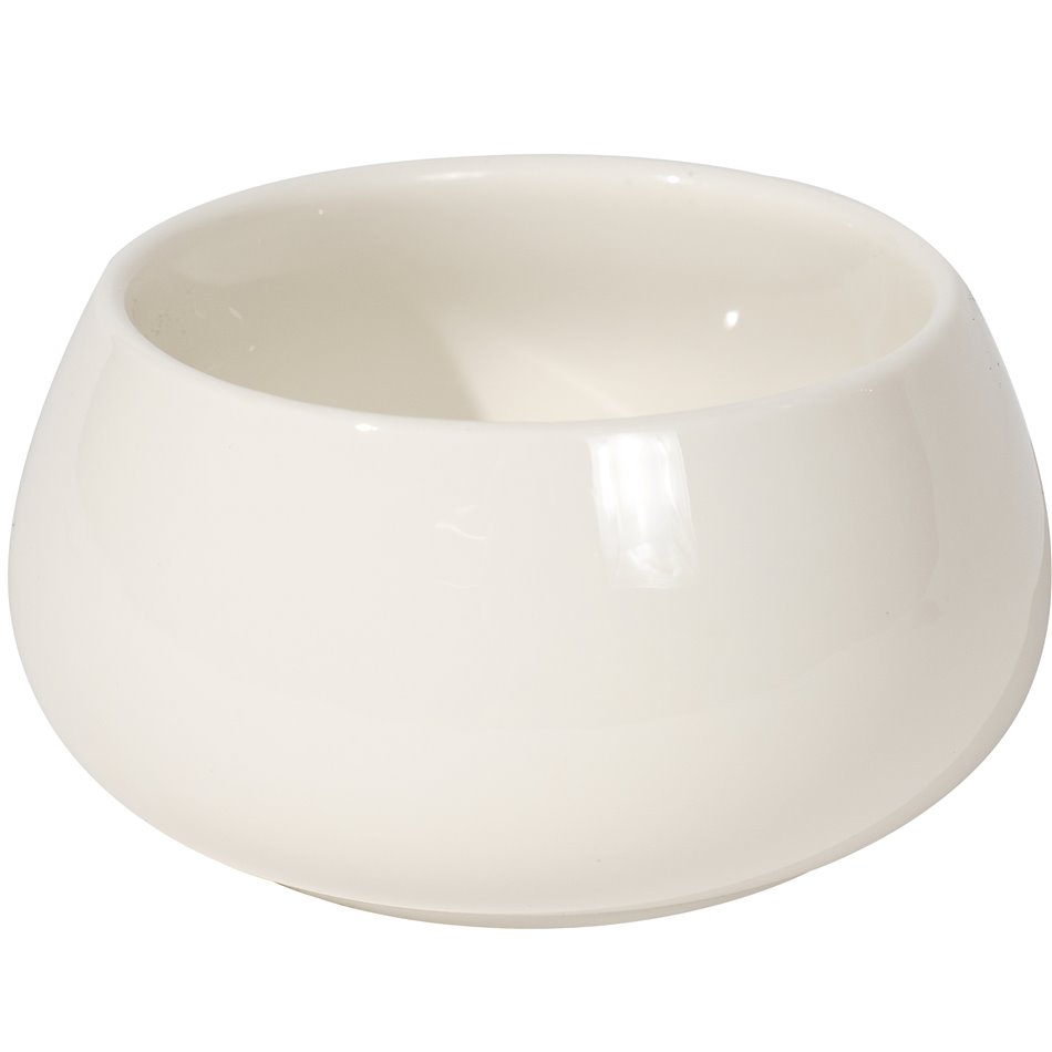 Bowl Nora, white, H5.4 D10cm
