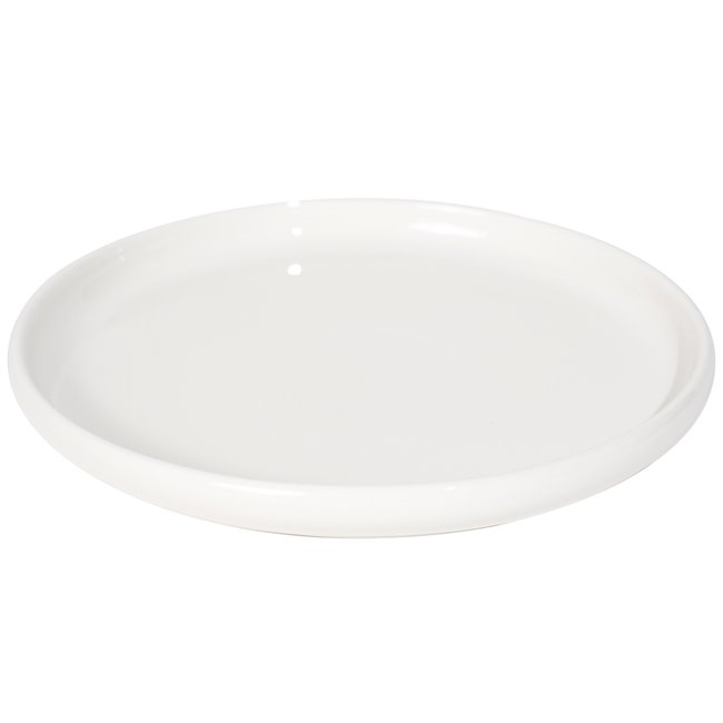 Dessert plate Nora, white, H2.5 D21cm