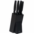 Knives set 6 Caractere, black, 34x10.1x12.5cm
