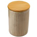 Storage canister Marony S, beige, H16cm, D11cm