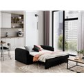 Sofa bed Elaine, Poco 10, black, H75x155x105cm