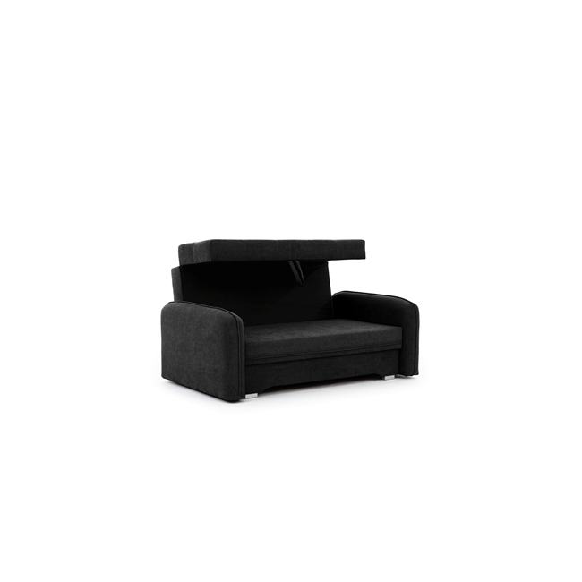 Sofa bed Elaine, Poco 10, black, H75x155x105cm