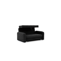 Sofa bed Elaine, Poco 10, black, H75x155x105cm