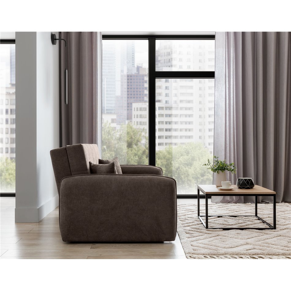 Diivanvoodi Elaine, Poco 22, pruun, H75x155x105cm