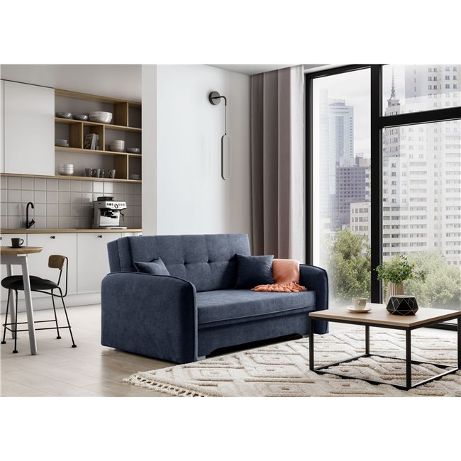 Sofa bed Elaine, Poco 40, blue, H75x155x105cm