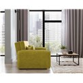 Sofa bed Elaine, Poco 50, yellow, H75x155x105cm